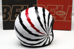 Bell Custom 500 (Vertigo Gloss White/Black/Red) - Durian Bikers