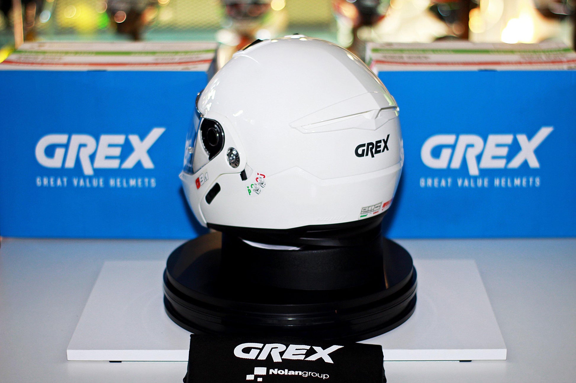 Grex G9.1 Evolve Kinetic N-Com (4 Metal White) - Durian Bikers