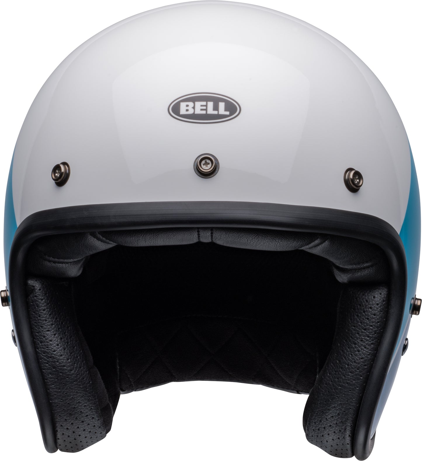 Bell Helmet Custom 500 (Riff Gloss White/Blue)