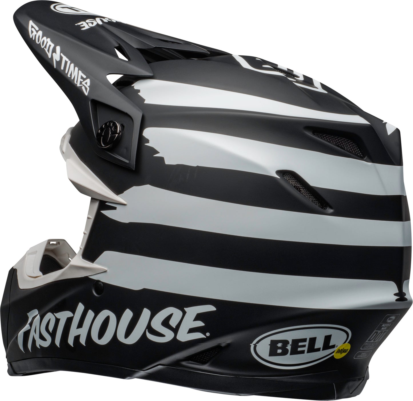 Bell Helmet Moto-9 Mips (Signia Matte Black/White)