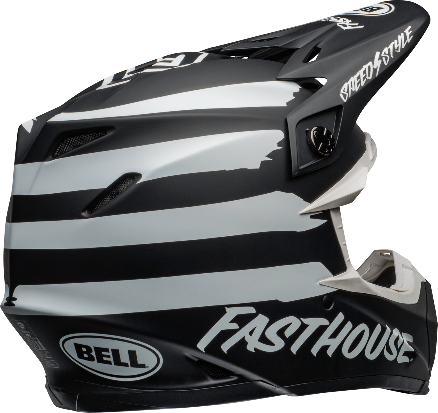 Bell Helmet Moto-9 Mips (Signia Matte Black/White)