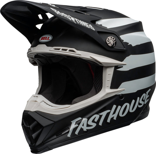 Bell Helmet Moto-9 Mips (Signia Matte Black/White)