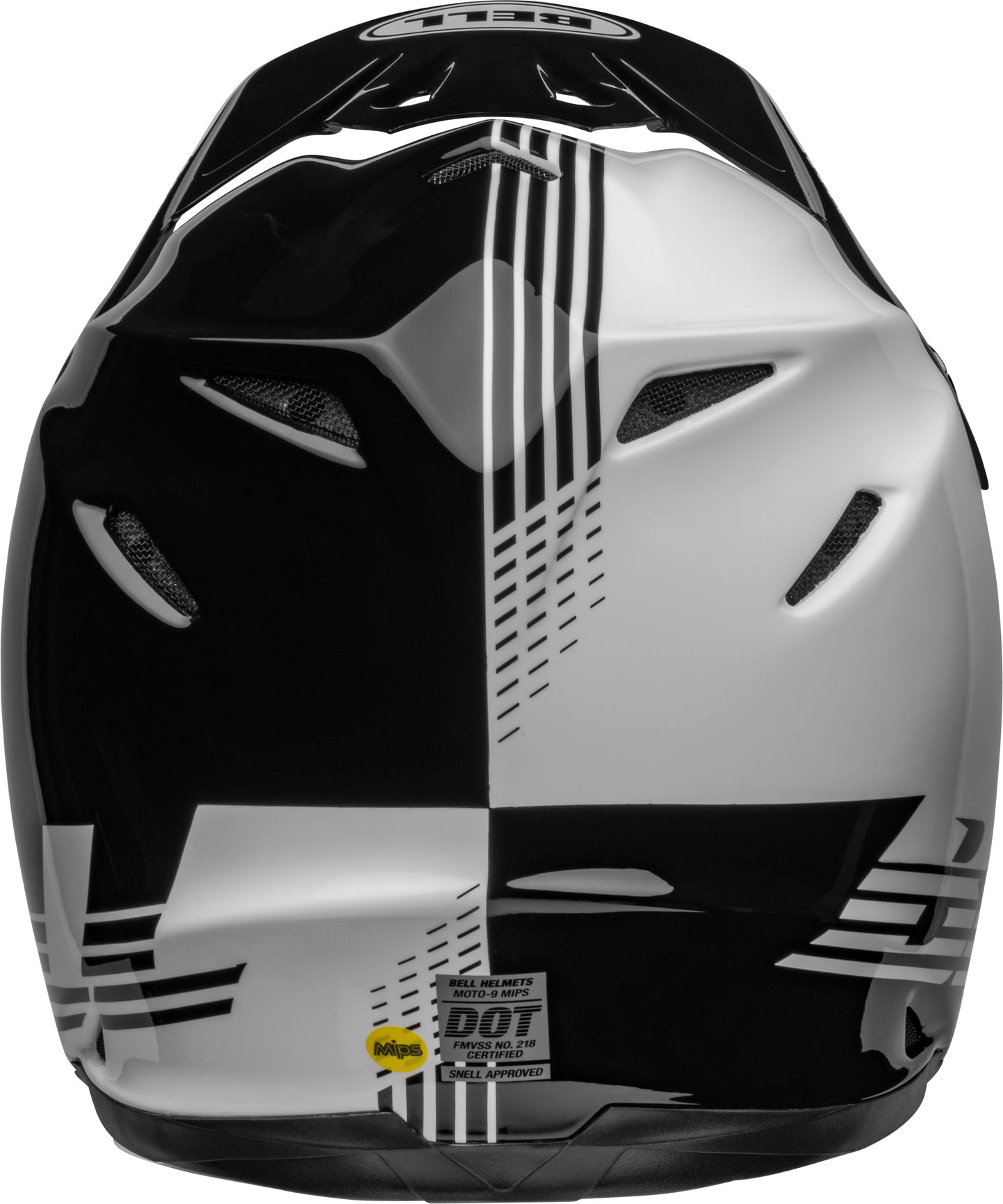 Bell Helmet Moto-9 Mips (Louver Black/White)