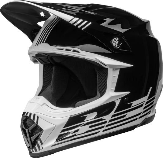 Bell Helmet Moto-9 Mips (Louver Black/White)