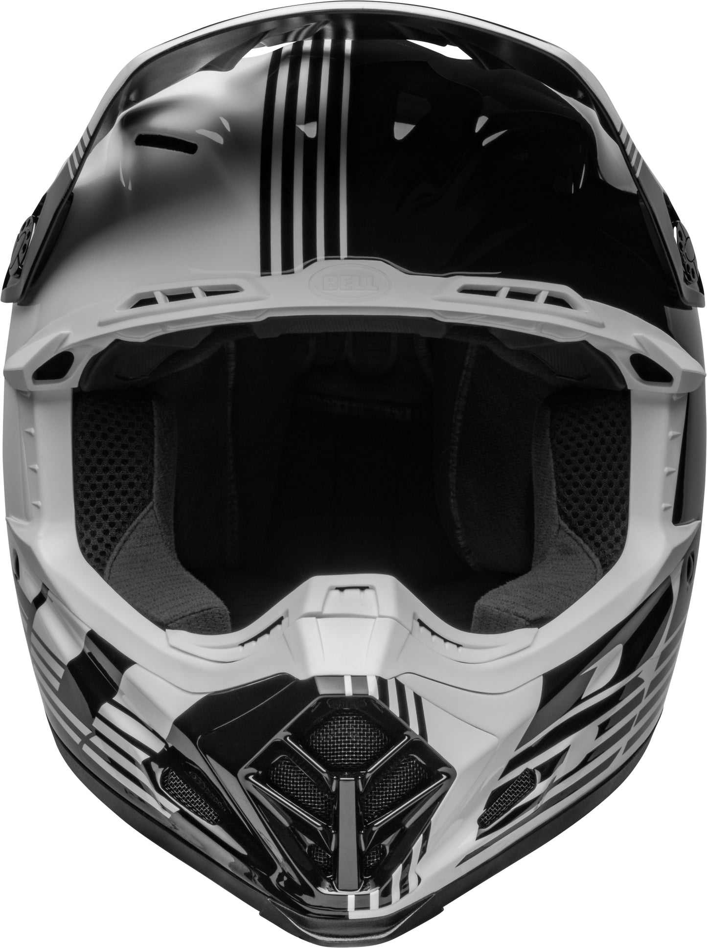 Bell Helmet Moto-9 Mips (Louver Black/White)