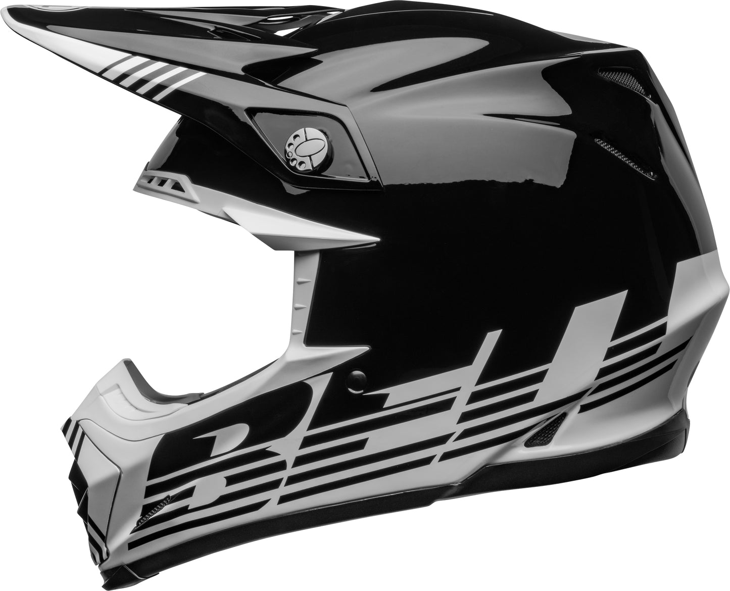 Bell Helmet Moto-9 Mips (Louver Black/White)