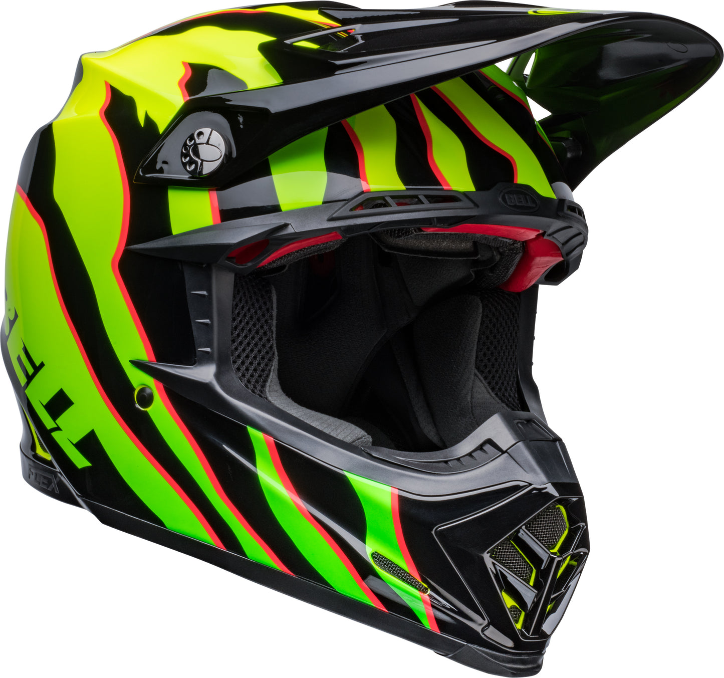 Bell Helmet Moto-9S Flex (Claw Black/Green)