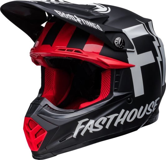 Bell Helmet Moto-9S Flex (FH Tribe Matte Gloss Black/White)