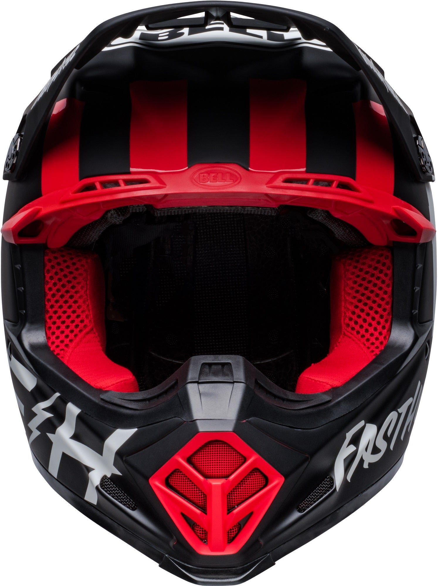 bell helmet 360 Bell Helmet Moto-9S Flex (FH Tribe Matte Gloss Black/White) – Durian Bikers