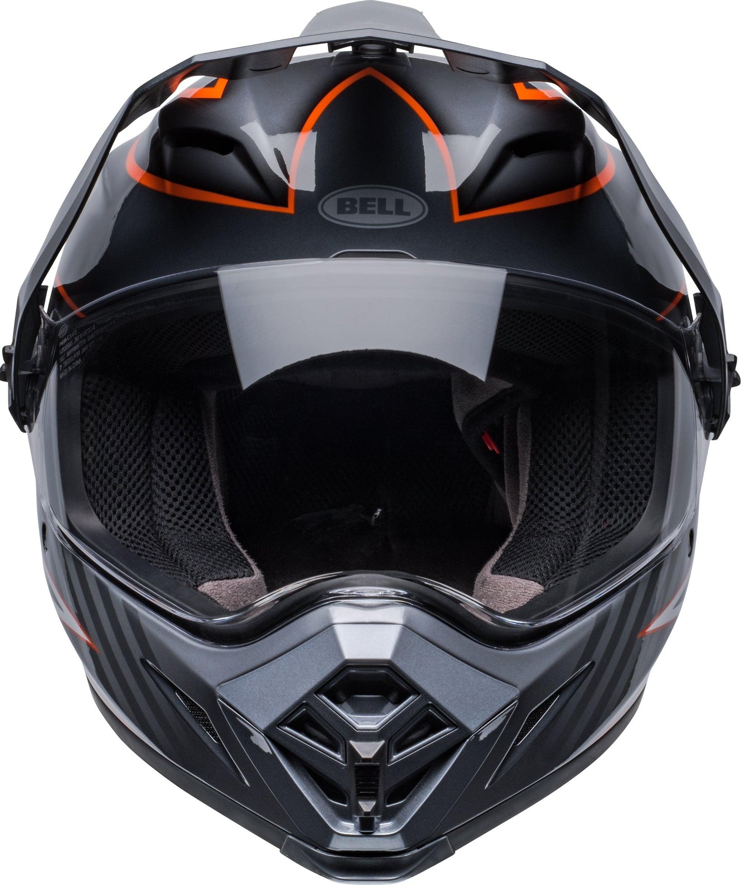 Bell MX-9 Adventure MIPS (Dalton Gloss Black/Orange) (PRE-ORDER) - Durian Bikers
