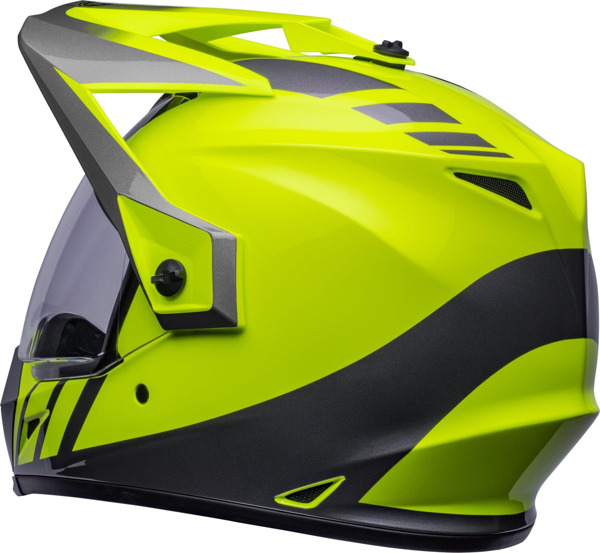 bell 2019 mx-9 adventure dlx mips helmet Bell Helmet MX-9 Adventure Mips (Dash Gloss Hi-Viz Yellow/Gray) – Durian Bikers