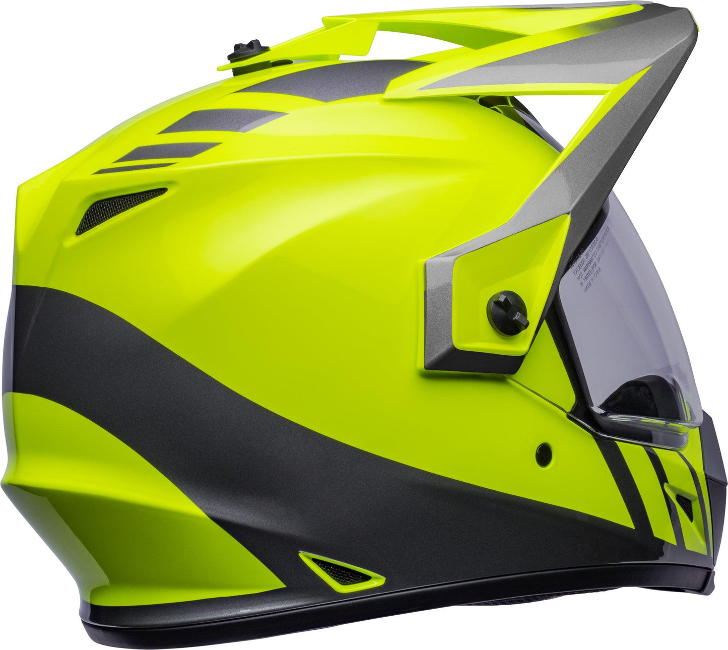 bell adventure helmet barricade Bell Helmet MX-9 Adventure Mips (Dash Gloss Hi-Viz Yellow/Gray) – Durian Bikers
