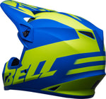 Bell MX-9 MIPS (Disrupt Matte Classic Blue/Hi Viz Yellow) (PRE-ORDER) - Durian Bikers