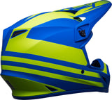 Bell MX-9 MIPS (Disrupt Matte Classic Blue/Hi Viz Yellow) (PRE-ORDER) - Durian Bikers