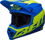 Bell MX-9 MIPS (Disrupt Matte Classic Blue/Hi Viz Yellow) (PRE-ORDER) - Durian Bikers