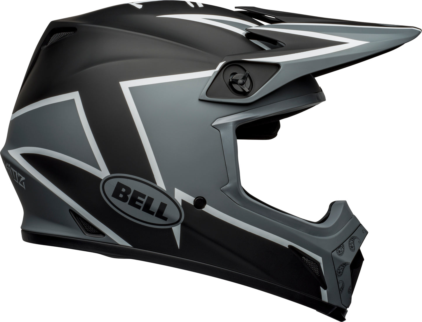 Bell Helmet MX-9 Mips (Twitch Matte Black/Gray/White)
