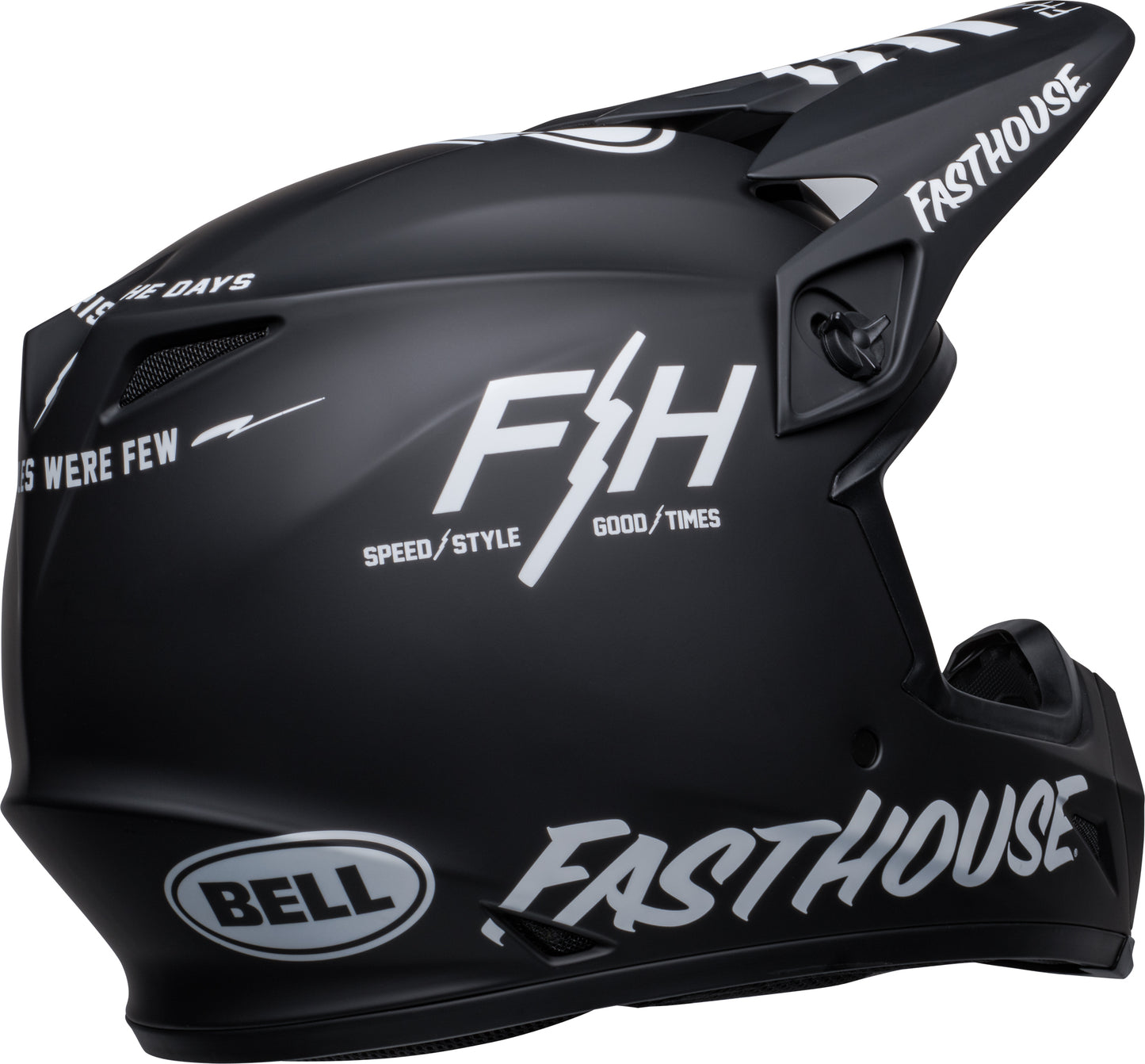 Bell Helmet MX-9 Mips (FH Prospect Matte Black/White)