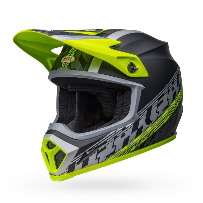 Bell Helmet MX-9 Mips (Offset Matte Black/Hi-Viz)