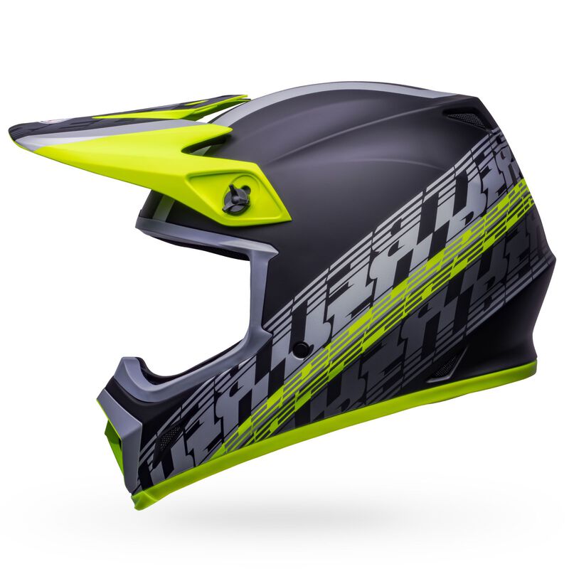 Bell Helmet MX-9 Mips (Offset Matte Black/Hi-Viz)