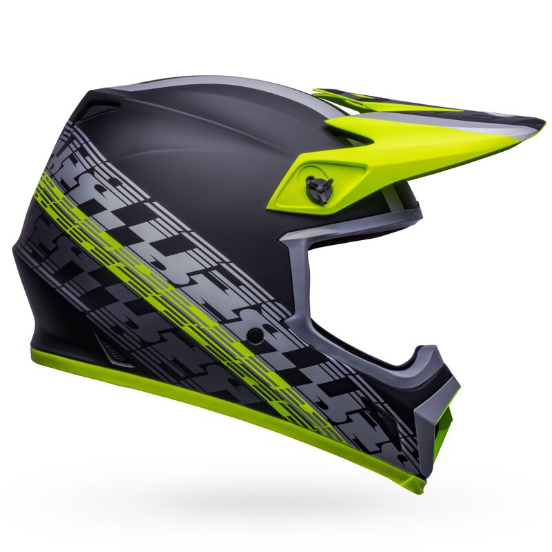 Bell Helmet MX-9 Mips (Offset Matte Black/Hi-Viz)