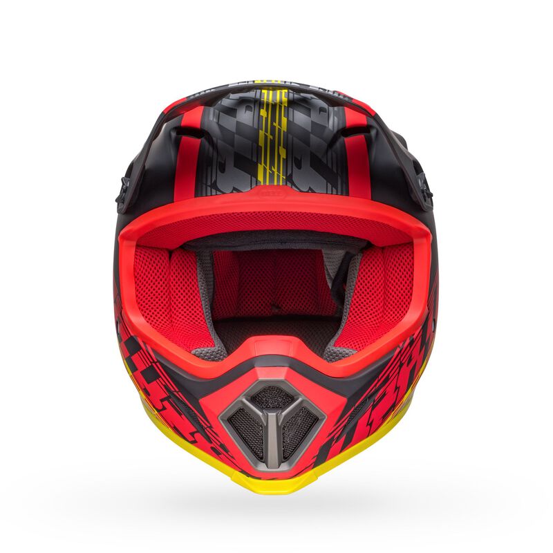 Bell Helmet MX-9 Mips (Offset Matte Black/Red)