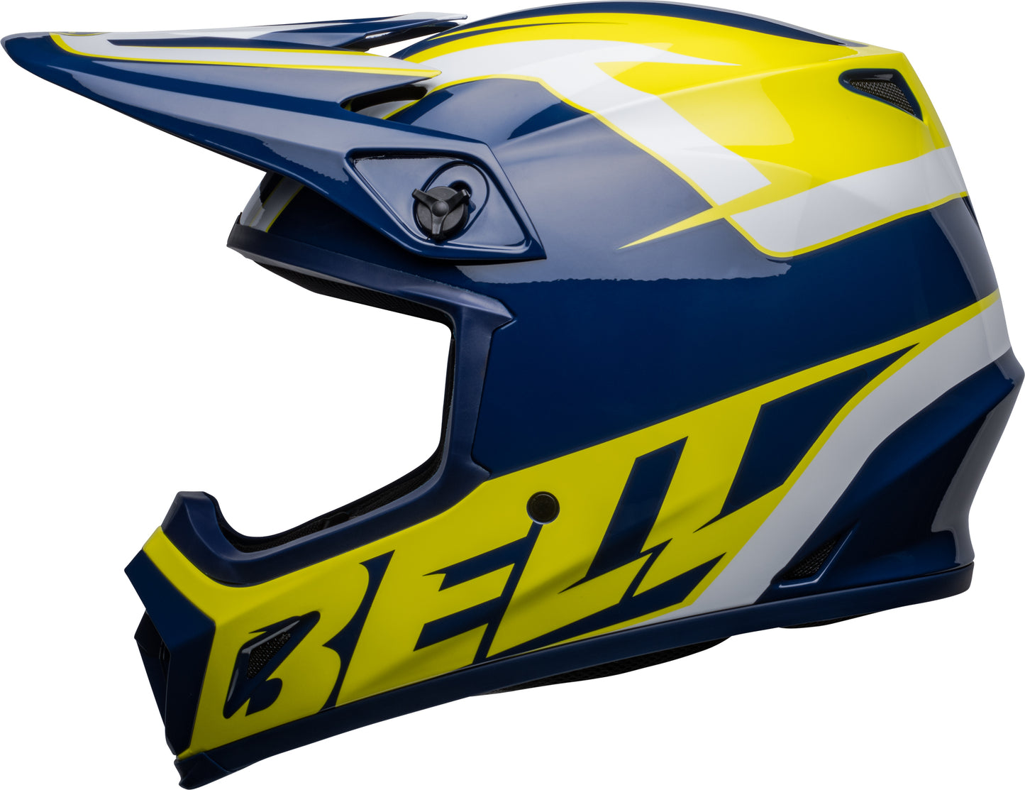 Bell Helmet MX-9 Mips (Spark Blue/Yellow)