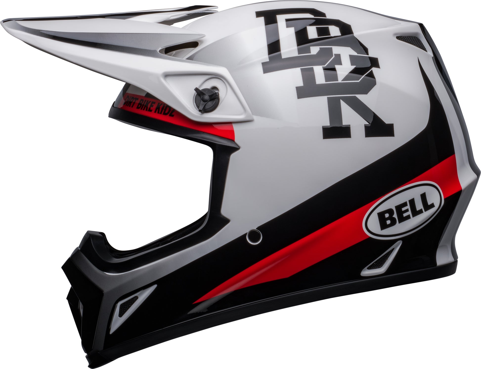 Bell Helmet MX-9 Mips (Twitch DBK White/Black) – Durian Bikers