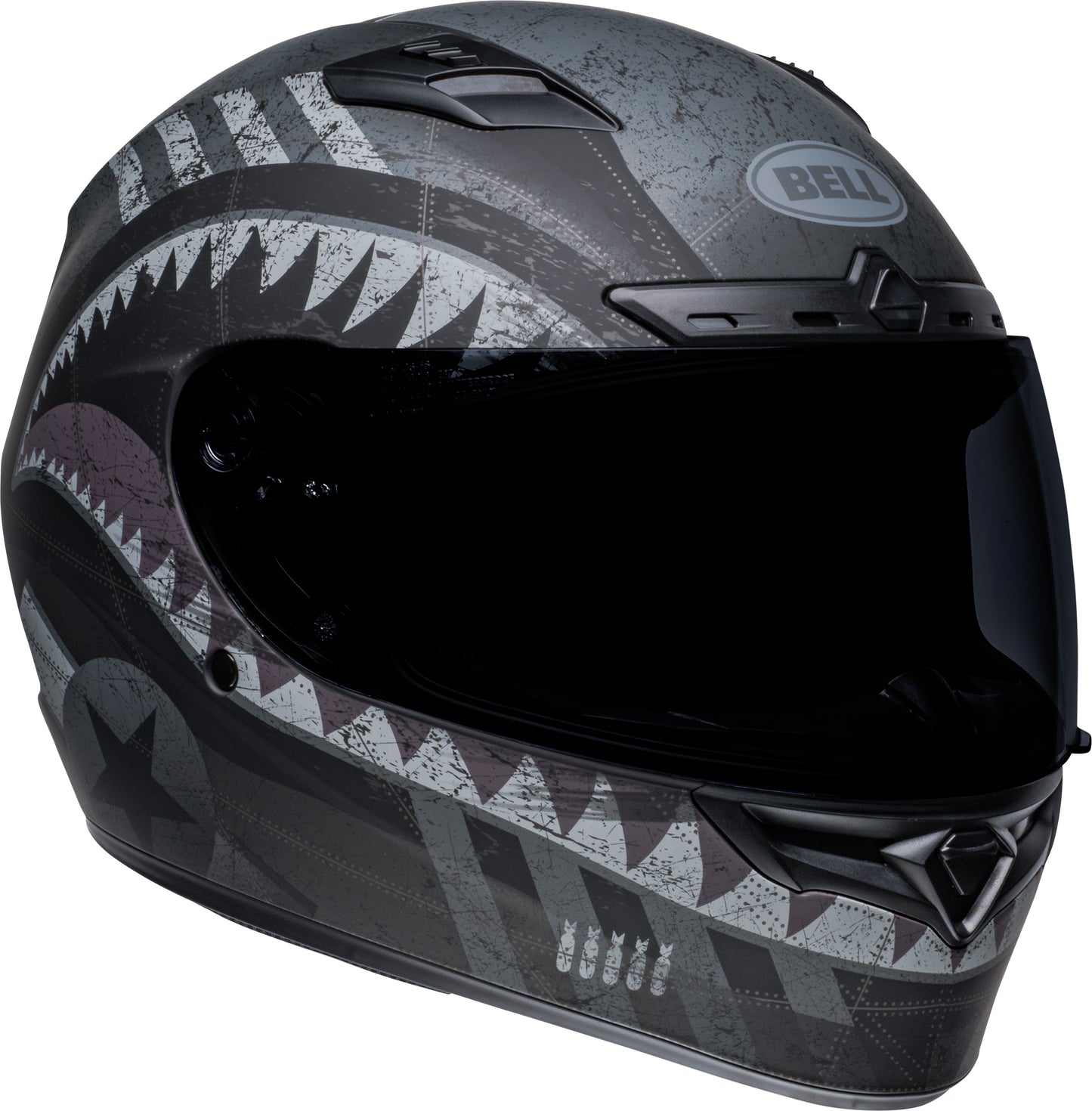 Bell Helmet Qualifier DLX MIPS (Devil May Care Matte Black/Grey)