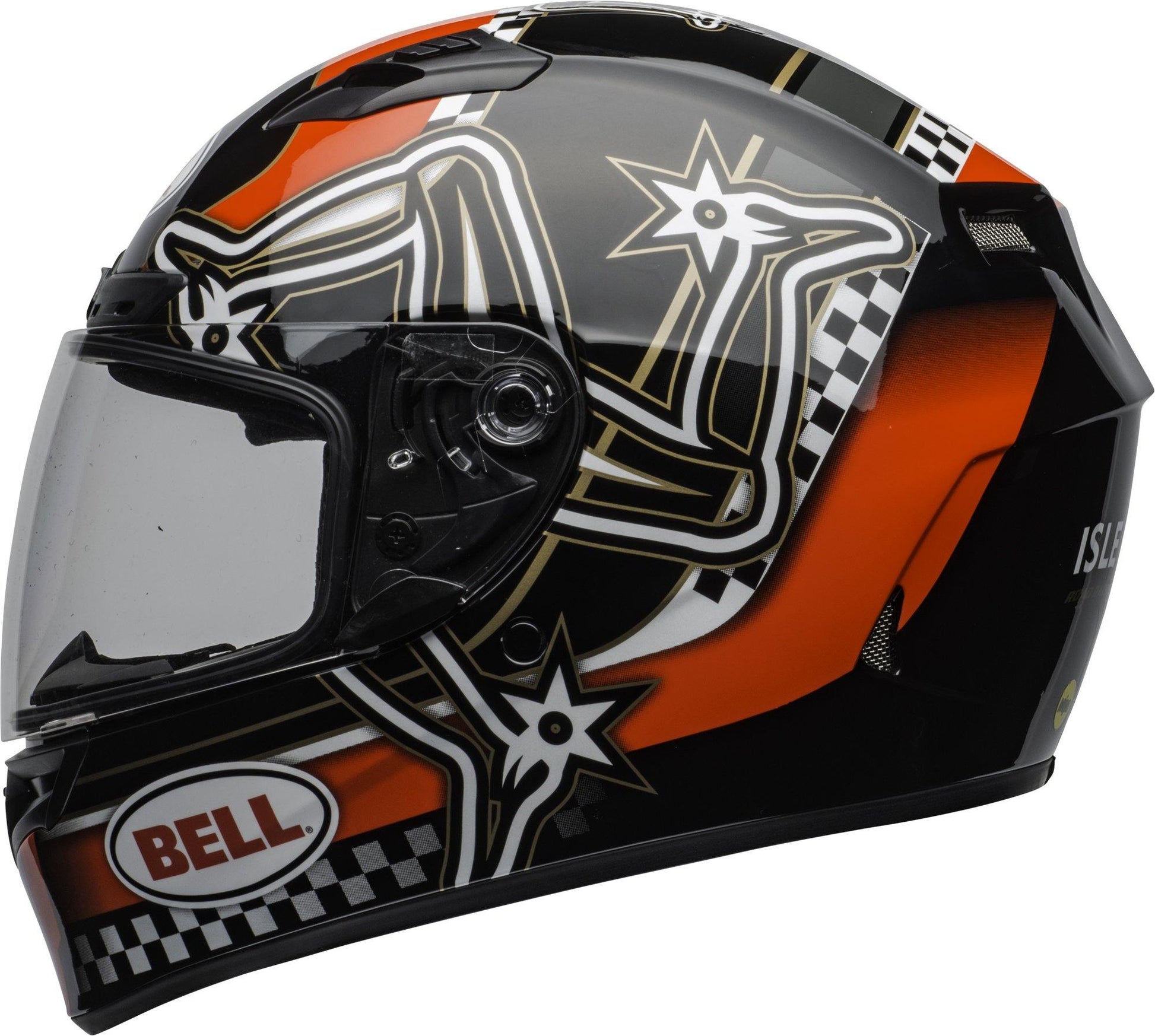 Bell Qualifier DLX MIPS (IOM 2020 Gloss Black/Red/White) - Durian Bikers