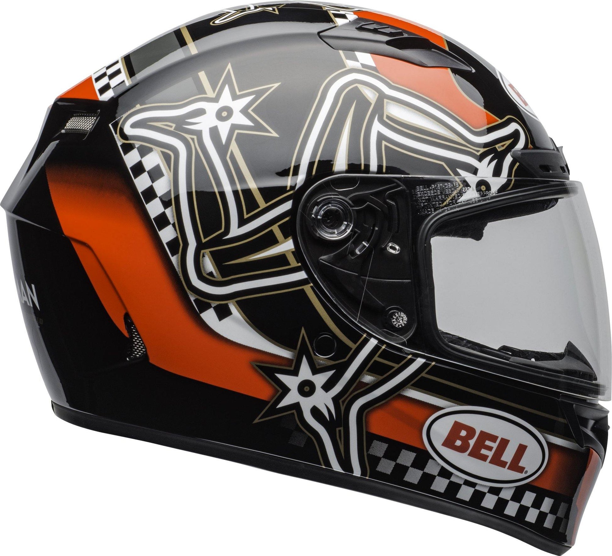 Bell Qualifier DLX MIPS (IOM 2020 Gloss Black/Red/White) - Durian Bikers