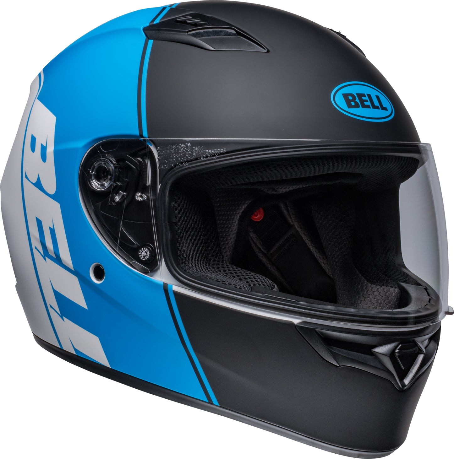 Bell Helmet Qualifier (Ascent Matte Black/Cyan)