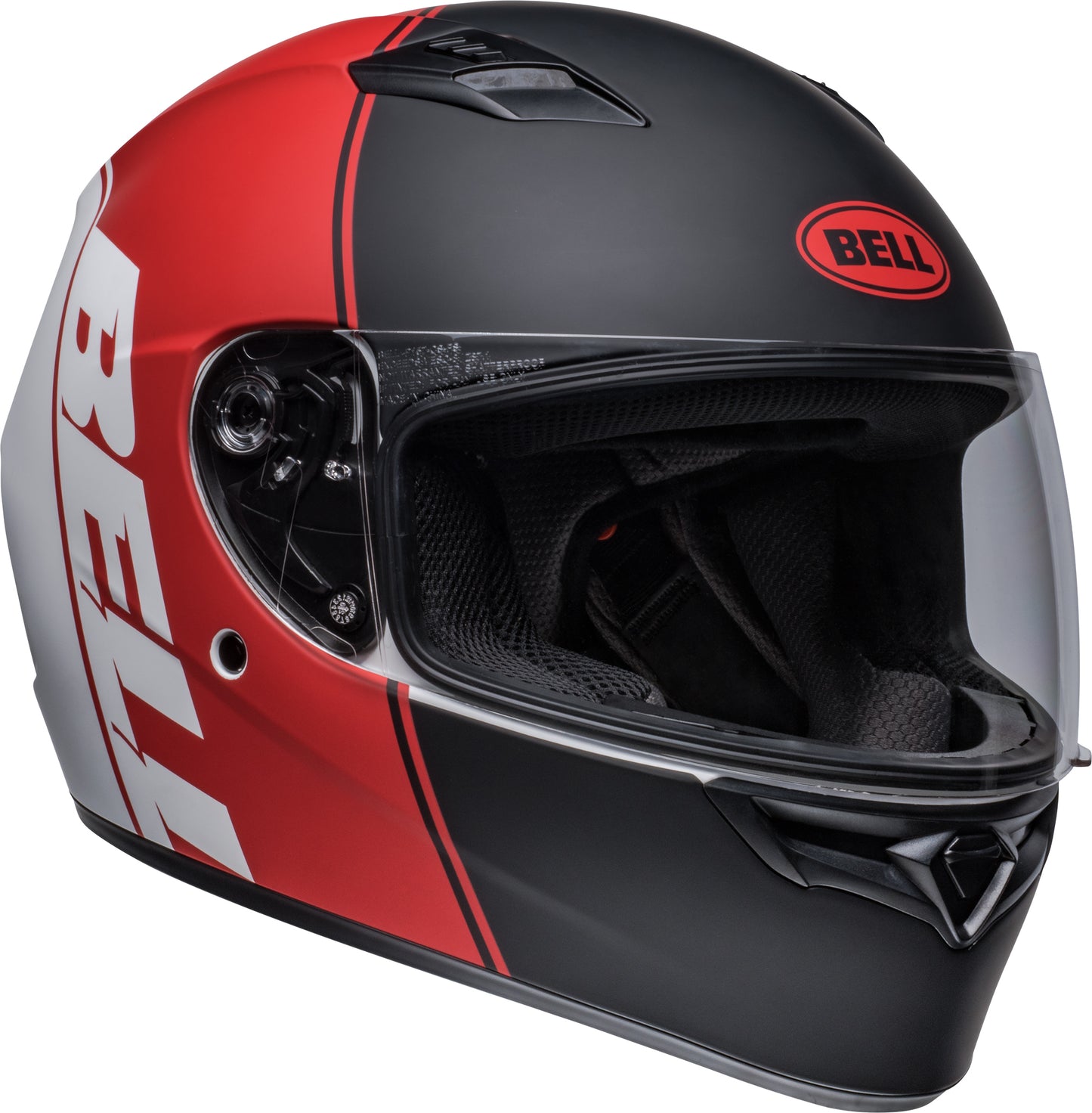 Bell Helmet Qualifier (Ascent Matte Black/Red)