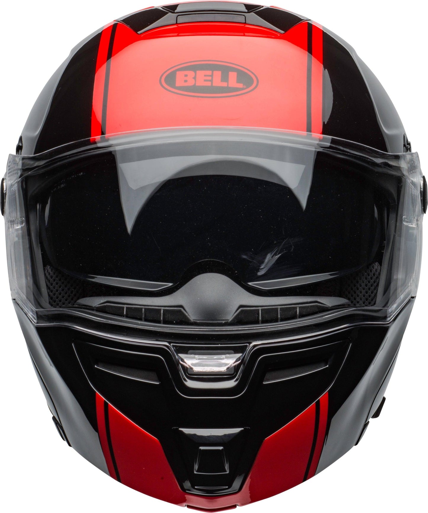 Bell SRT Modular (Ribbon Gloss Black/Red) - Durian Bikers
