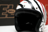 Bell Custom 500 (Vertigo Gloss White/Black/Red) - Durian Bikers