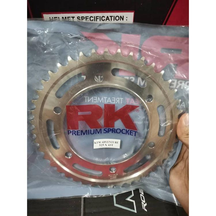 RK Premium Sprocket for KTM Adventure 950/990/1050/1090/1190/1290 (525 x 43T) - Durian Bikers
