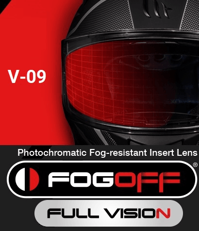 MT Pinlock For Snake Carbon FogOff Photochromatic (MT-V-09) - Durian Bikers