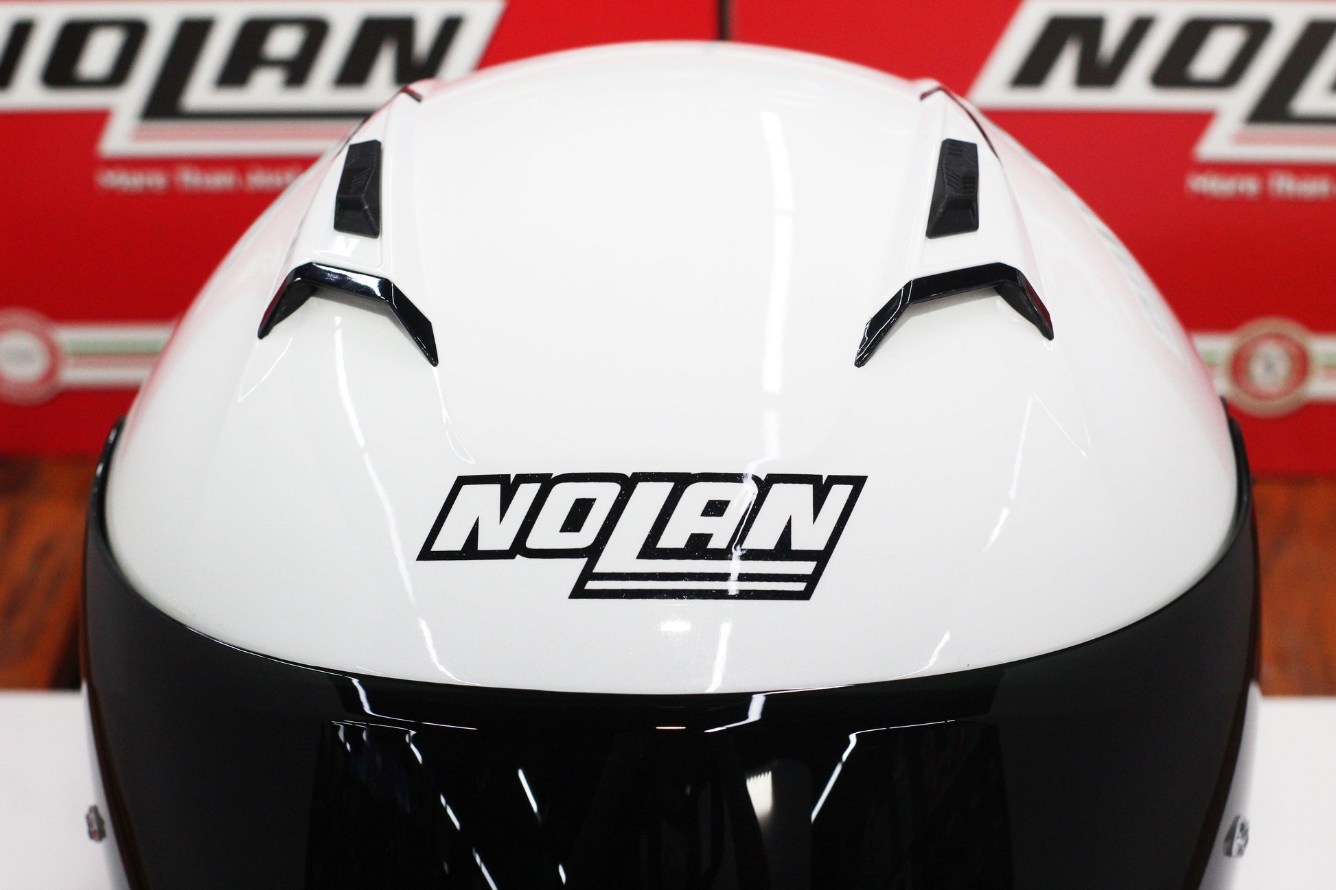 Nolan N87 Martz N-Com (27 Metal White) - Durian Bikers