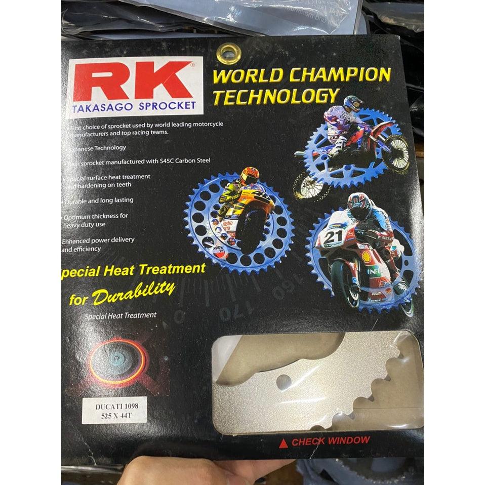 RK Premium Sprocket for Ducati Panigale 1098 / 1199 / 1299 (525 x 38T / 39T / 40T / 41T / 44T) - Durian Bikers