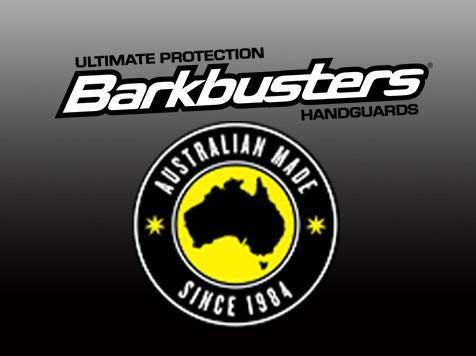 Barkbusters VPS Plastic Guard with Wind Deflector Set (Black/Black) - Durian Bikers