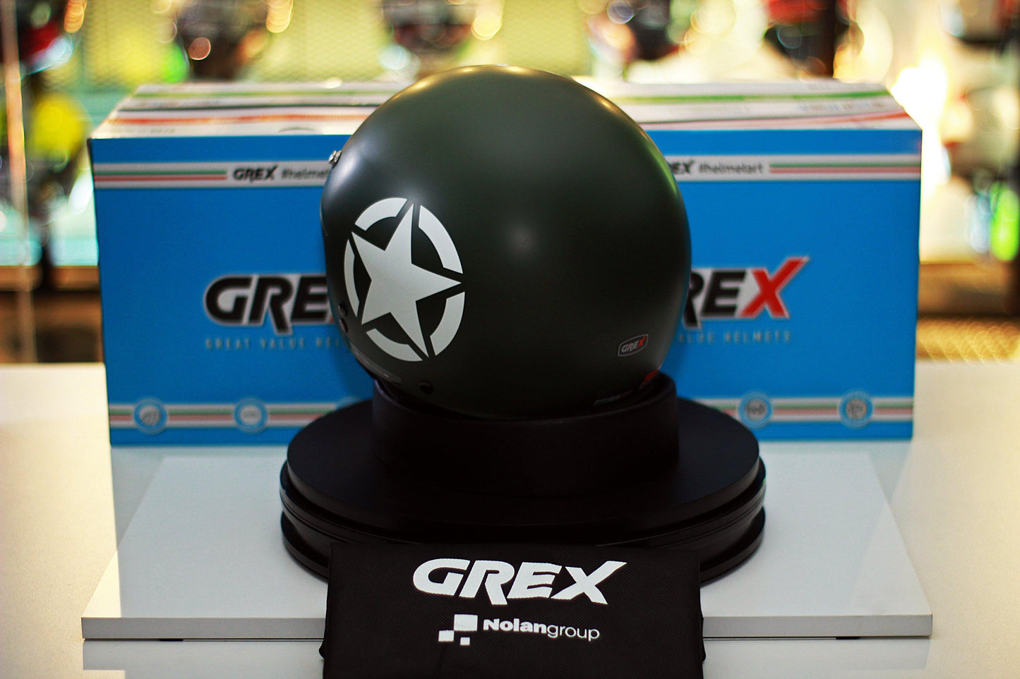 Grex G2.1 Army (5 Flat Military Green) - Durian Bikers
