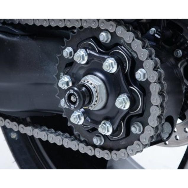 R&G Spindle Sliders fits for KTM 1290 Super Duke R & Super Duke 1290 GT models (SS0041BK) - Durian Bikers