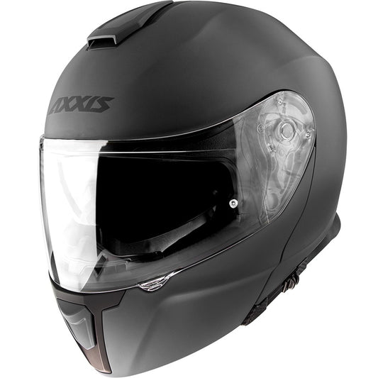 Axxis Helmet Gecko Solid (A2 Matte Grey)
