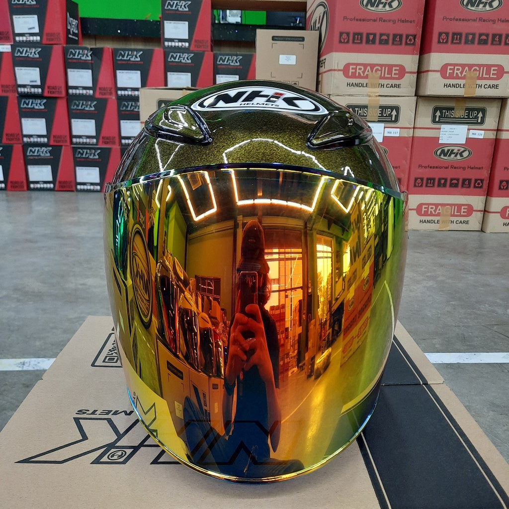 NHK Helmet R6 v2 Solid (Army Green Glossy)