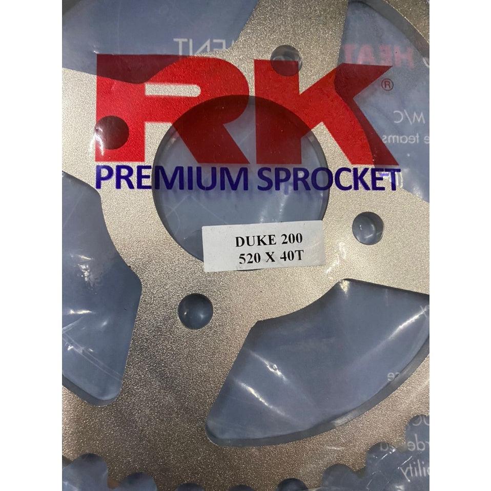 RK Premium Sprocket for KTM Duke 200 (520 x 40T / 42T) - Durian Bikers