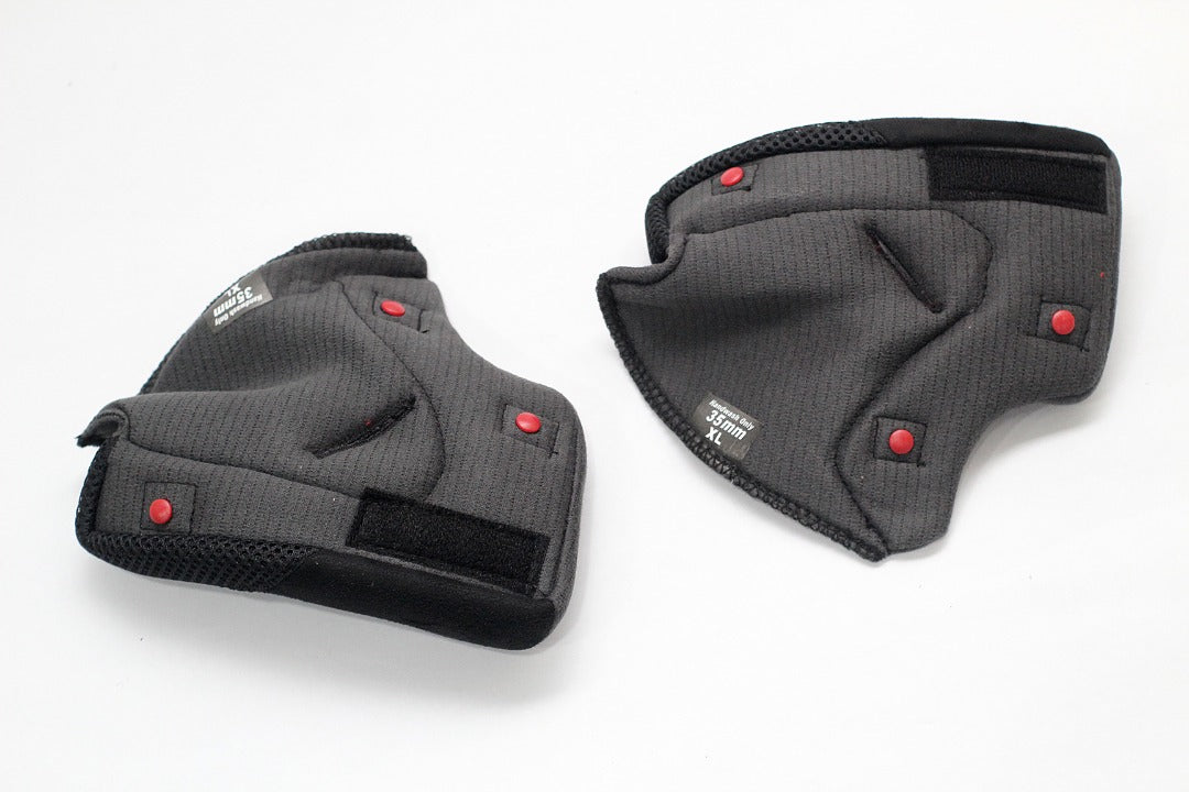 Bell Eliminator Cheekpads (XXL/XXXL) (25MM) (黑色)