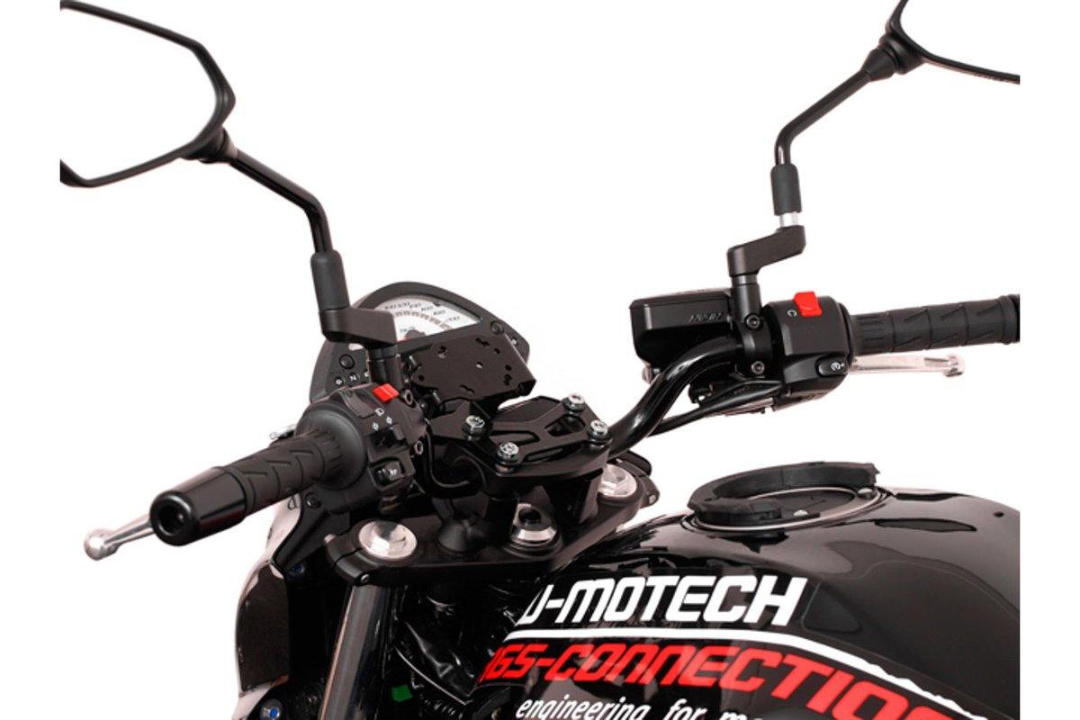 SW Motech Adapter Kit fits for Garmin Zumo models GPS Mount (Black) - Durian Bikers