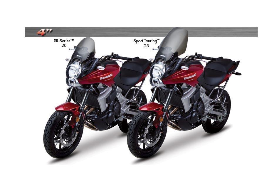Zero Gravity Sport Touring Windscreen fits for Kawasaki Versys 650 ('10-'14) (Clear) - Durian Bikers