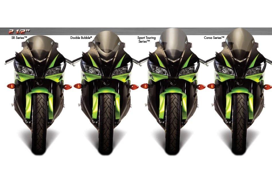 Zero Gravity Double Bubble Windscreen fits for Honda CBR600RR / ABS ('07-'12) (Light Smoke) - Durian Bikers