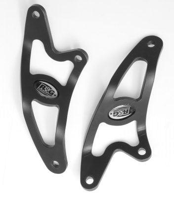 R&G Exhaust Hanger Kit fits for Aprilia Tuono ('06-'11) (2pc) - Durian Bikers