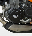 R&G Engine Case Cover fits for KTM 690 Duke, 690SM/SMC/SMCR, 690 Duke R, Husqvarna 701 Enduro/Supermoto (LHS) - Durian Bikers